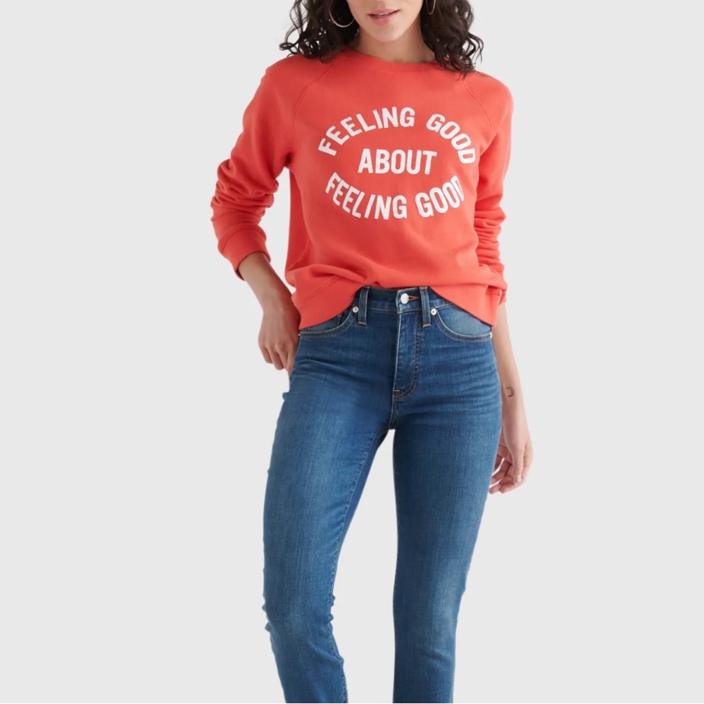 Lucky Brand Red Sweatshirt